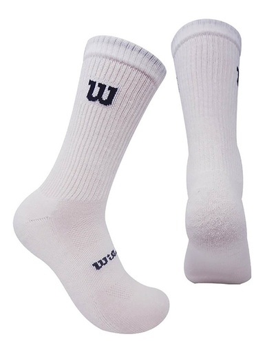 [C0889] Calcetin/Media larga de fibra sintetica Wilson Unisex X3 Unitalla