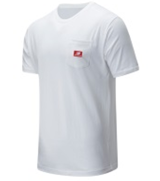 [MT01567-WT-Bult] Camisa de hombre New Balance Athletics Blanco (bulto x 8 und)