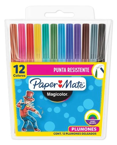 [G10206] Plumón Paper Mate Magicolor Delgado Cx12 (copia)