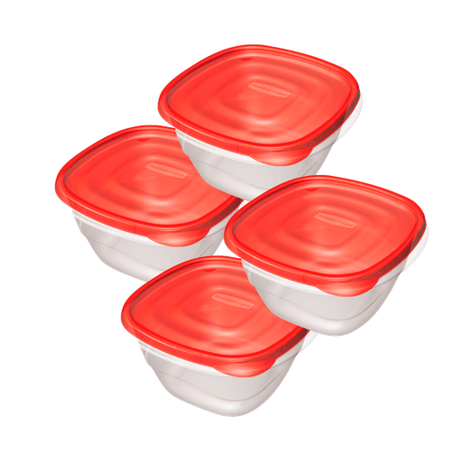 [2086731] Set de 4 Recipientes con tapa (5.2C) Rubbermaid