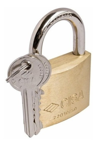 [12640072] Candado de Seguridad Cisa 50 mm con llave punto 