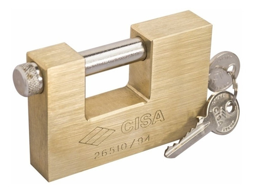 [12640279] Candado Anticizalla Interperie rectangular Cisa 94 mm