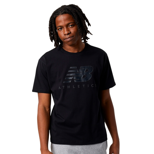 Franela de Hombre New Balance Athletics Graphic Logo Negra