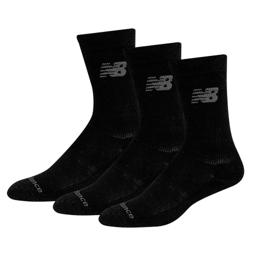 **Media Alta New Balance Unisex 3 Pack Negro