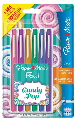 [2079877] Plumígrafo Paper Mate Flair Candy Pop Tx6