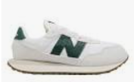[GS237RF-M-Bult] Zapato Infantil New Balance 237 Wide Blanco/Verde (Bulto x 12 pares)