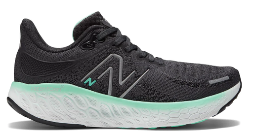 [W1080F12-B-Bult] Zapato de mujer New Balance Fresh Foam X1080 Negro/Turquesa (Bulto x 12 pares)