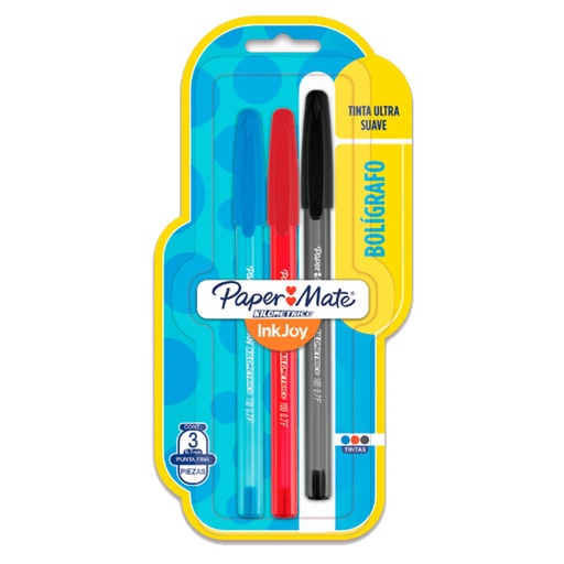 [1903863] Bolígrafo Kilometrico 100 ST Punta Fina Tx3 Surtido (Negro/Azul/Rojo) (copiar)