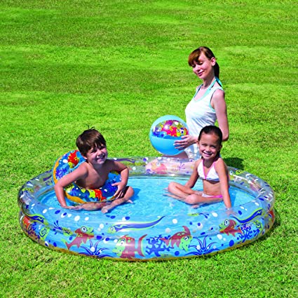 [#51075] Piscina para Niños Inflable de aros 1.47m x 25cm Bestway (copiar)