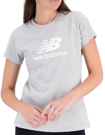 Camiseta manga corta Mujer New Balance Essentials Stacked Logo