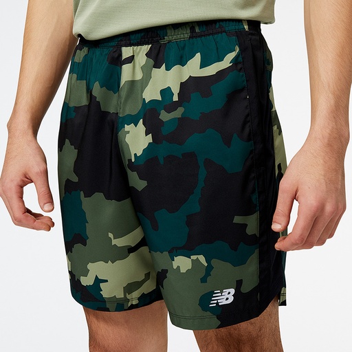 [MS23231-COG-B] Short 7 pulgadas New Balance Accelerate Printed Verde (8 unidades)