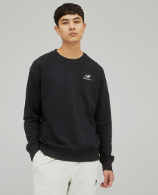 [UT21501-BK-UB] Sueter Unisex New Balance Uni-ssentials French Terry Negro (8 unidades)