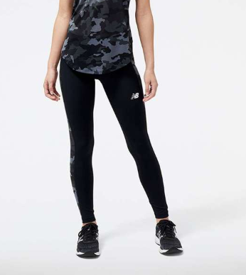 [WP23235-PHM-B] Pantalón Mujer New Balance Reflective Print Accelerate Negro/Gris (8 unidades)
