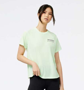 [WT31241-GEN-B] Camiseta manga corta Mujer New Balance Accelerate Pacer Menta (8 unidades)