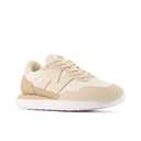 [WS237PG-B-B] Zapato Lifestyle Mujer New Balance 237 Beige/Blanco (12 pares)
