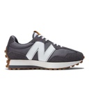 [WS327CG-B-B] Zapato Lifestyle Mujer New Balance 327 Gris Oscuro y Blanco (12 pares)