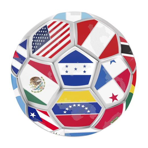 Promotional Soccer ball #5 Americas Flags