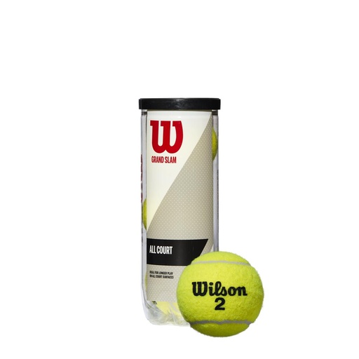 [WRT1043] Pelotas de Tenis Wilson Grand Slam Tubo de 3 und