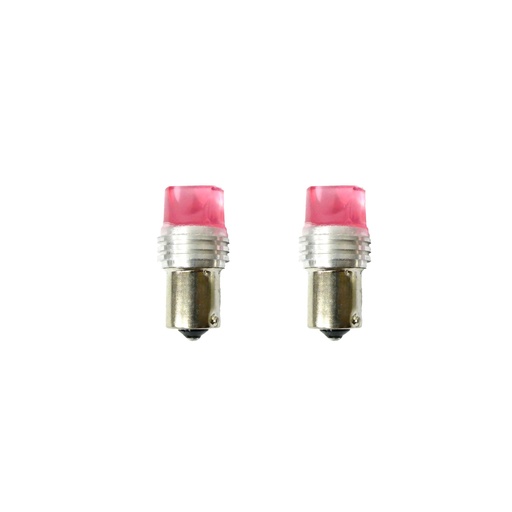 [CL0209] Bombillos 1156 BA15S 12V Rojo 1 Contacto