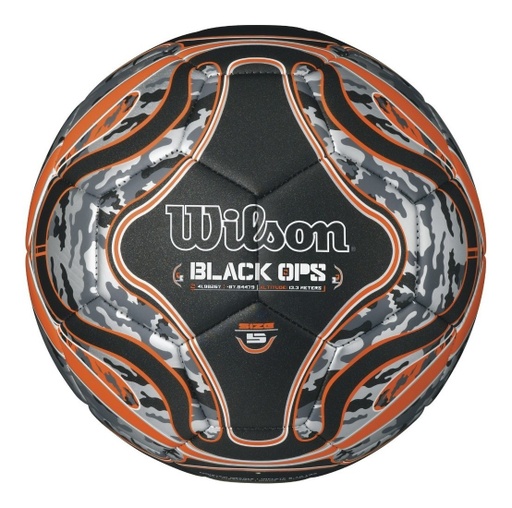 [WTE8302XB05] Balón de Fútbol Wilson Black Ops OrNg (NO.5) (E8302)
