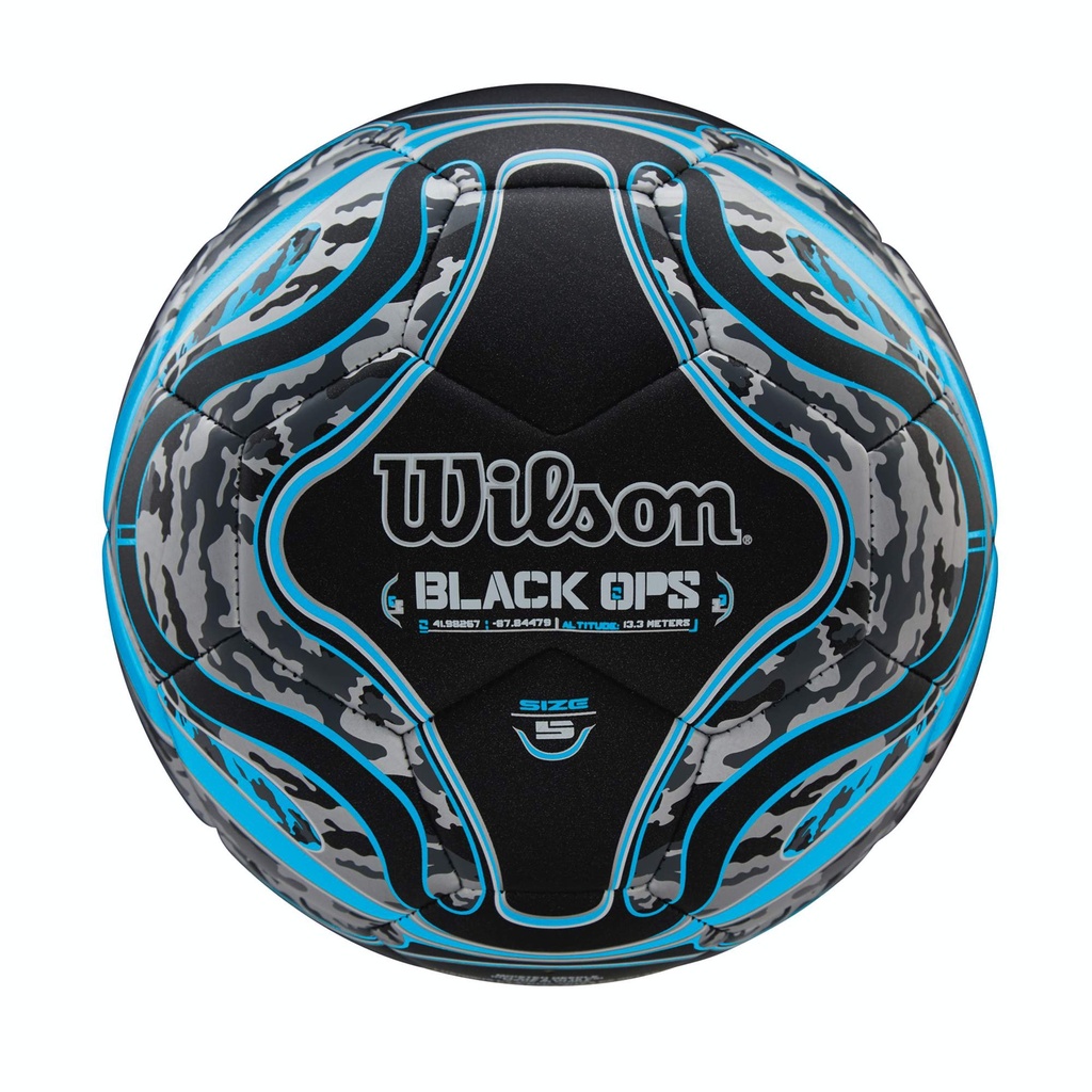 [WTE8308XB05] Balón de Fútbol Wilson Black Ops Ng/Bl (NO.5) (E8308)