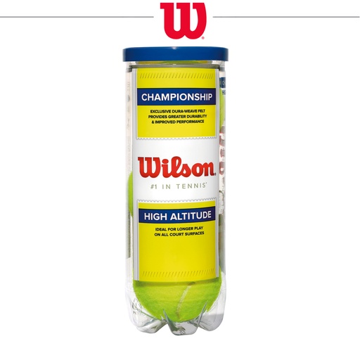[WRT100200] Pelotas de Tenis Wilson Championship High Altitude en Envase 3 unidades (T1002)