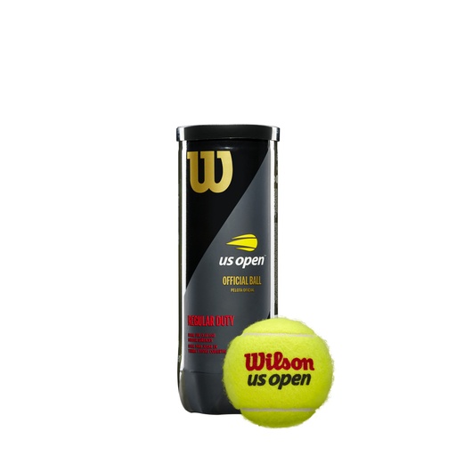 [WRT107300] Pelotas de Tenis Wilson Us Open Regular Duty en Envase 3 unidades (T1073)