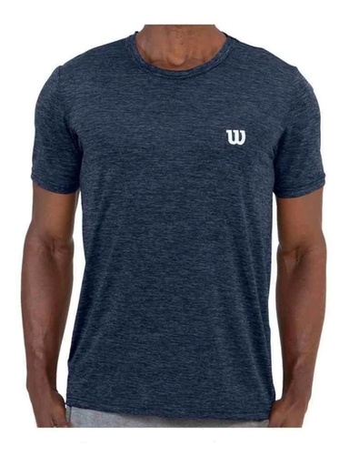 Camiseta Wilson Jaspeada Caballero 71523 Azul Marino
