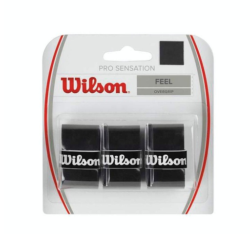 [WRZ4010BK] Pro Overgrip Wilson p/Raqueta Tenis Sensation (NEGRO) (Z4010-BK)