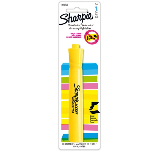 [1812706] Resaltador Sharpie Major Tank Sharpie Tx1 Amarillo