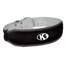 [66940] Cinturón para Levantar Pesas K6 Bull de Cuero (S) (PAN)